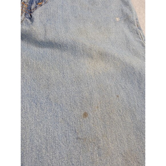 Levis 550 Jeans Mens 29x30 (26x29) Baggy Straight Mid Distressed Cotton Thrashed - Picture 9 of 16
